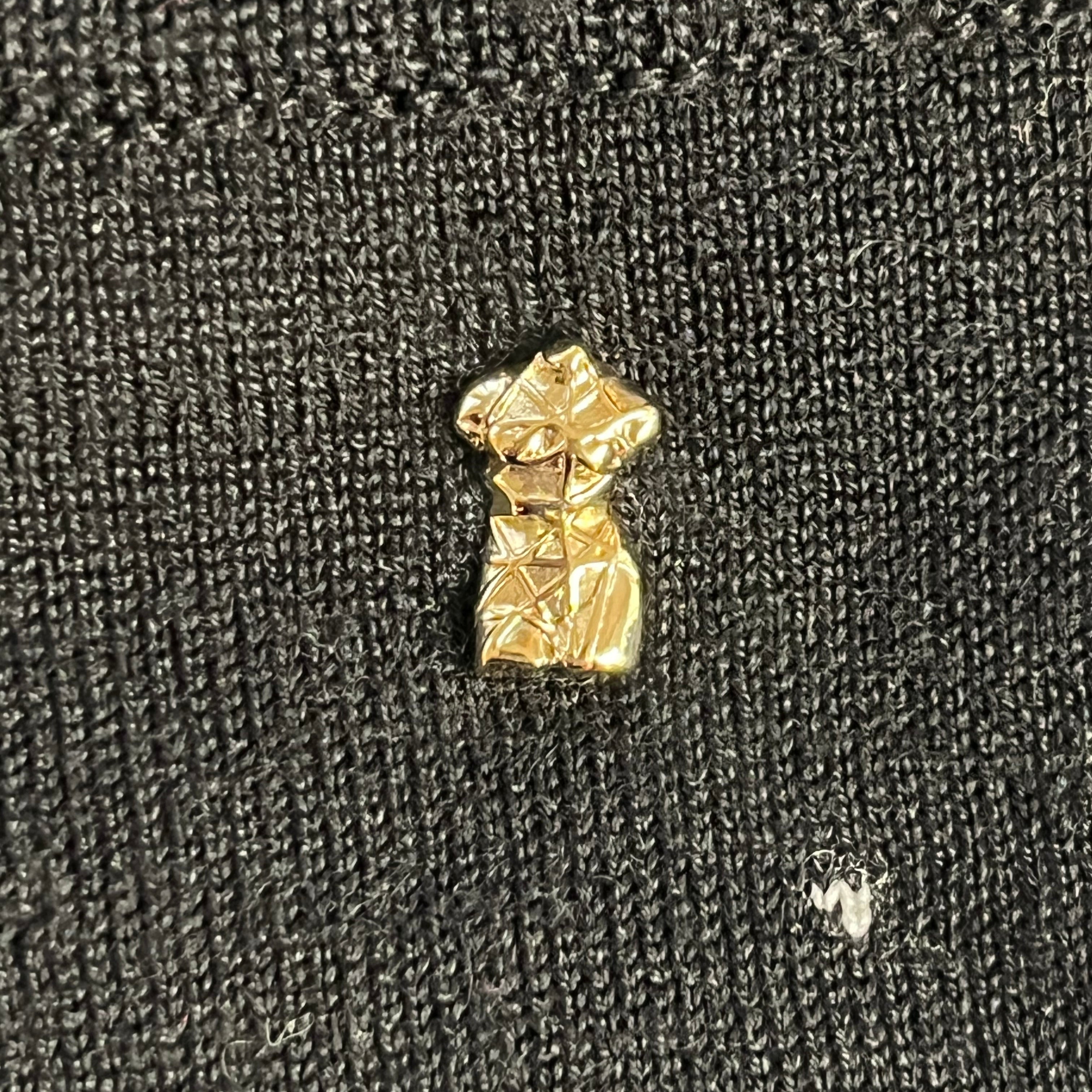 Schiaparelli black Man Ray Trust sweater with moon design, size 42 (size 10)