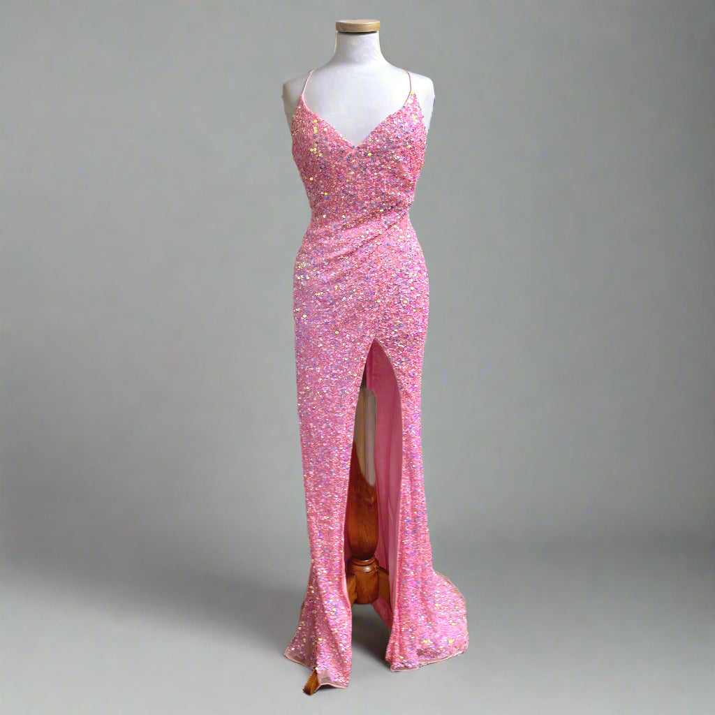 Primavera pink sequin dress, size 000