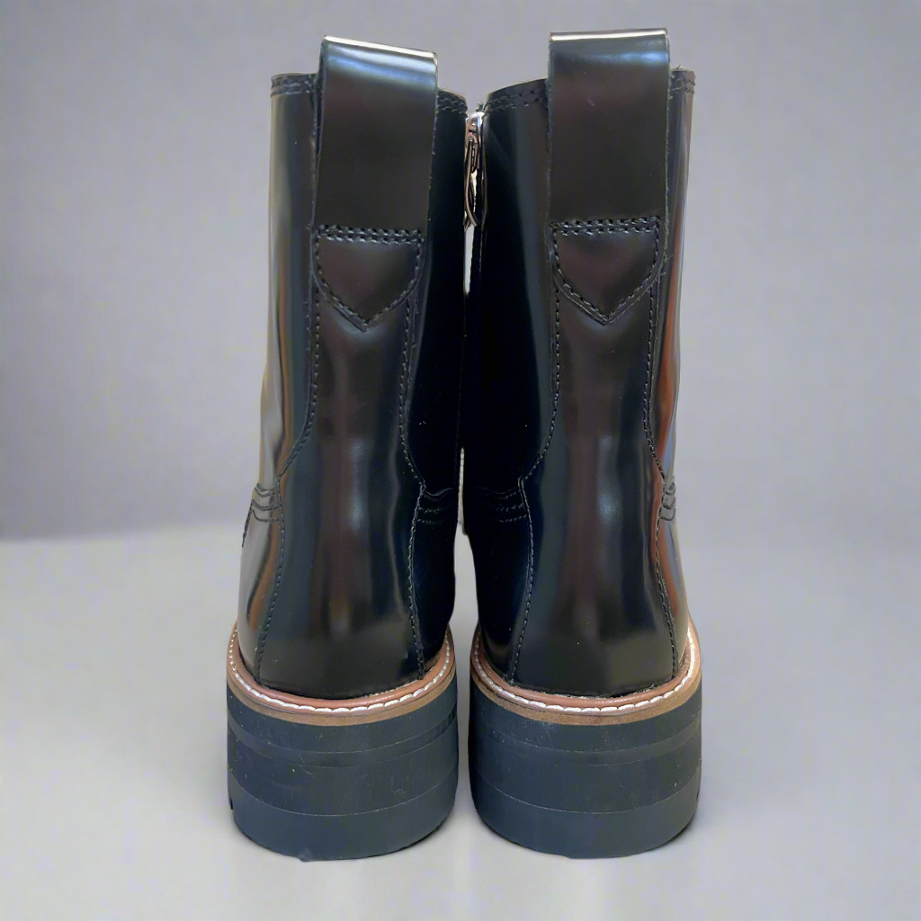 Clarks black Orianna combat boot, size 8.5, BRAND NEW!