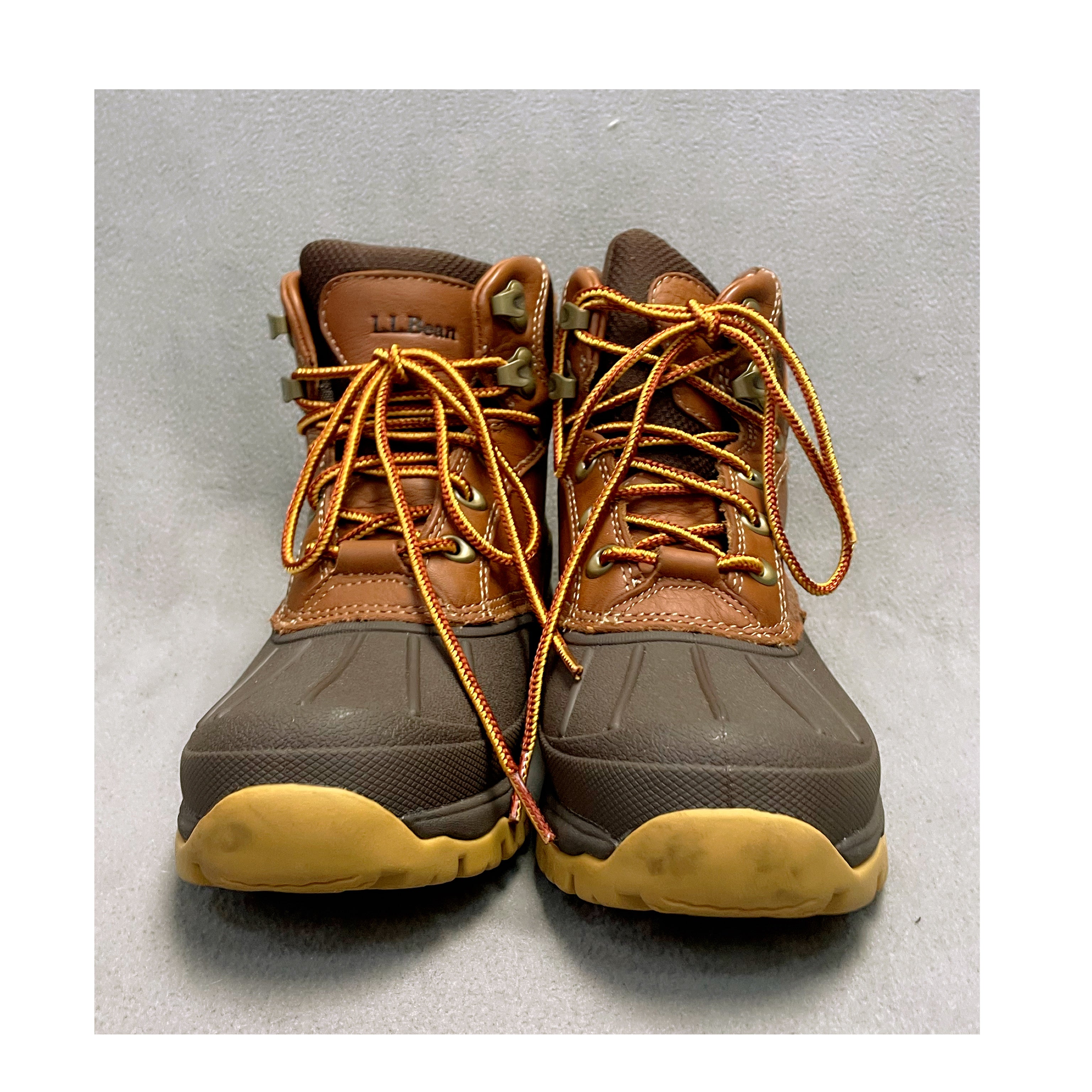 LL Bean brown Storm Chaser boots, size 8