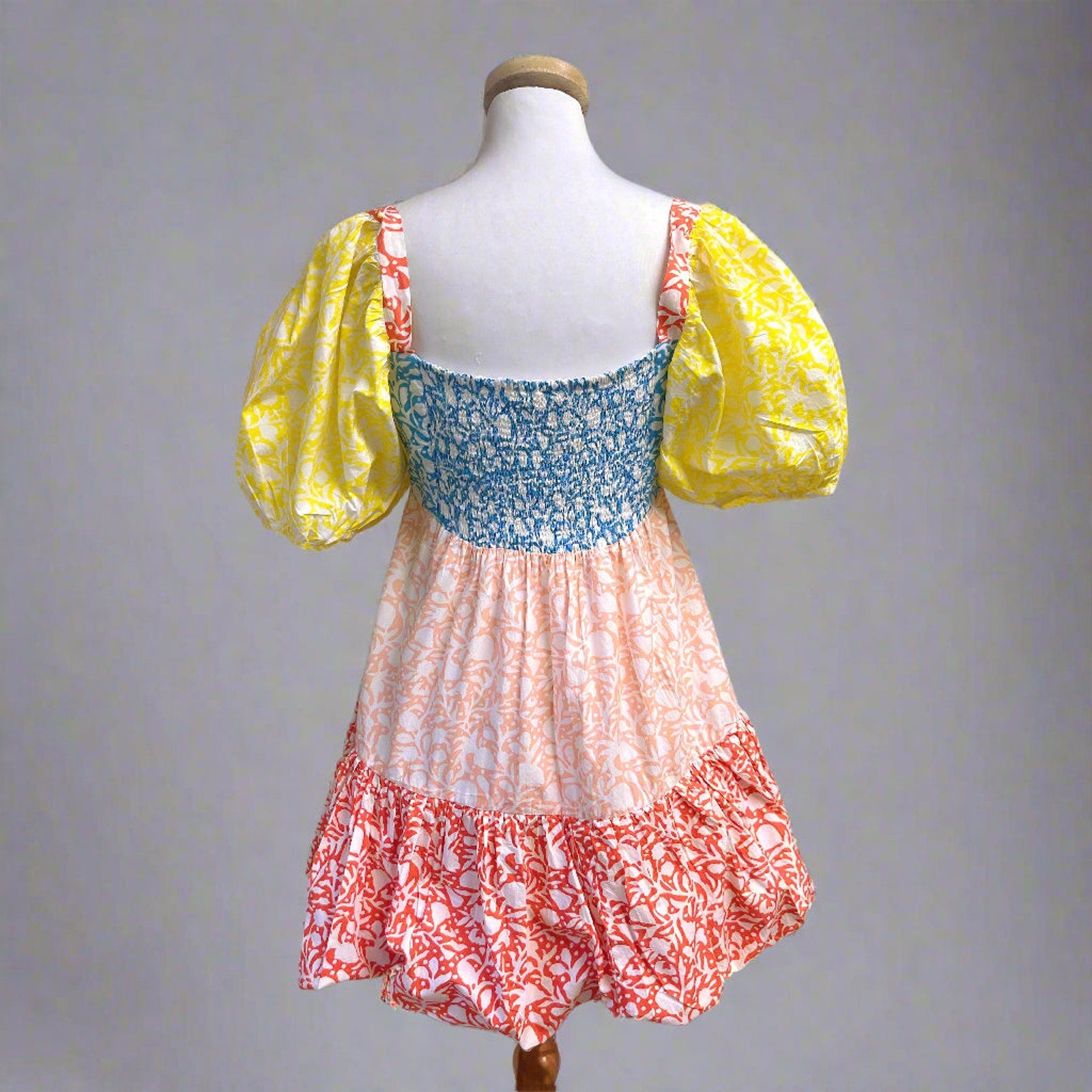 Oliphant floral Canary Multi dress, size S