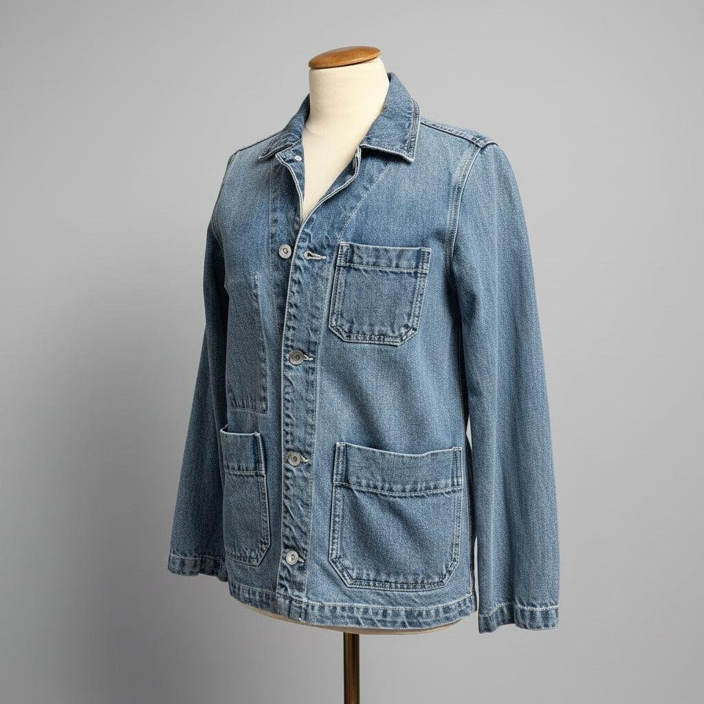 Alex Mill recycled denim work jacket, size XXS