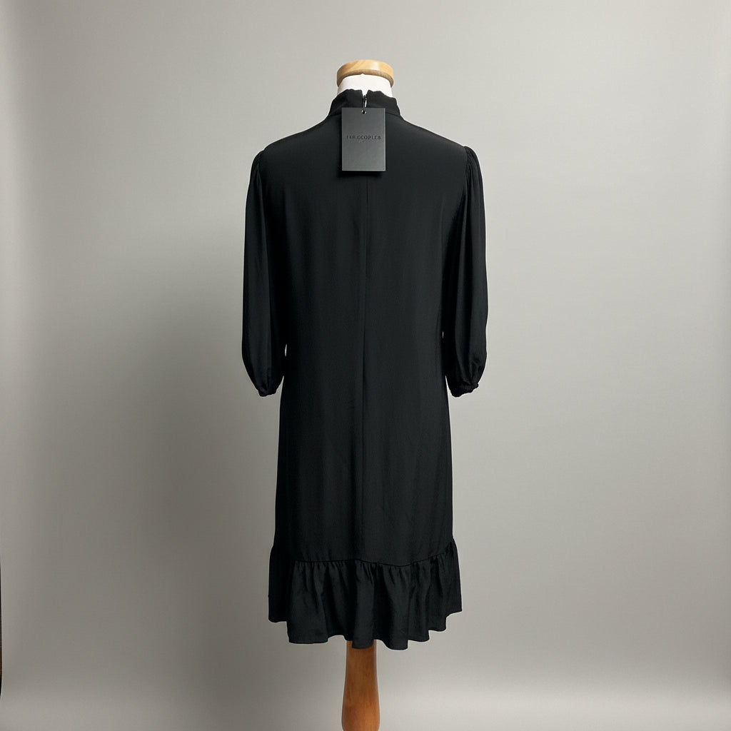 The Kooples black Flounce dress, size S, NEW WITH TAGS!