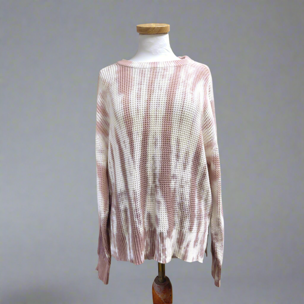 Pistola blush tie dye sweater, size S