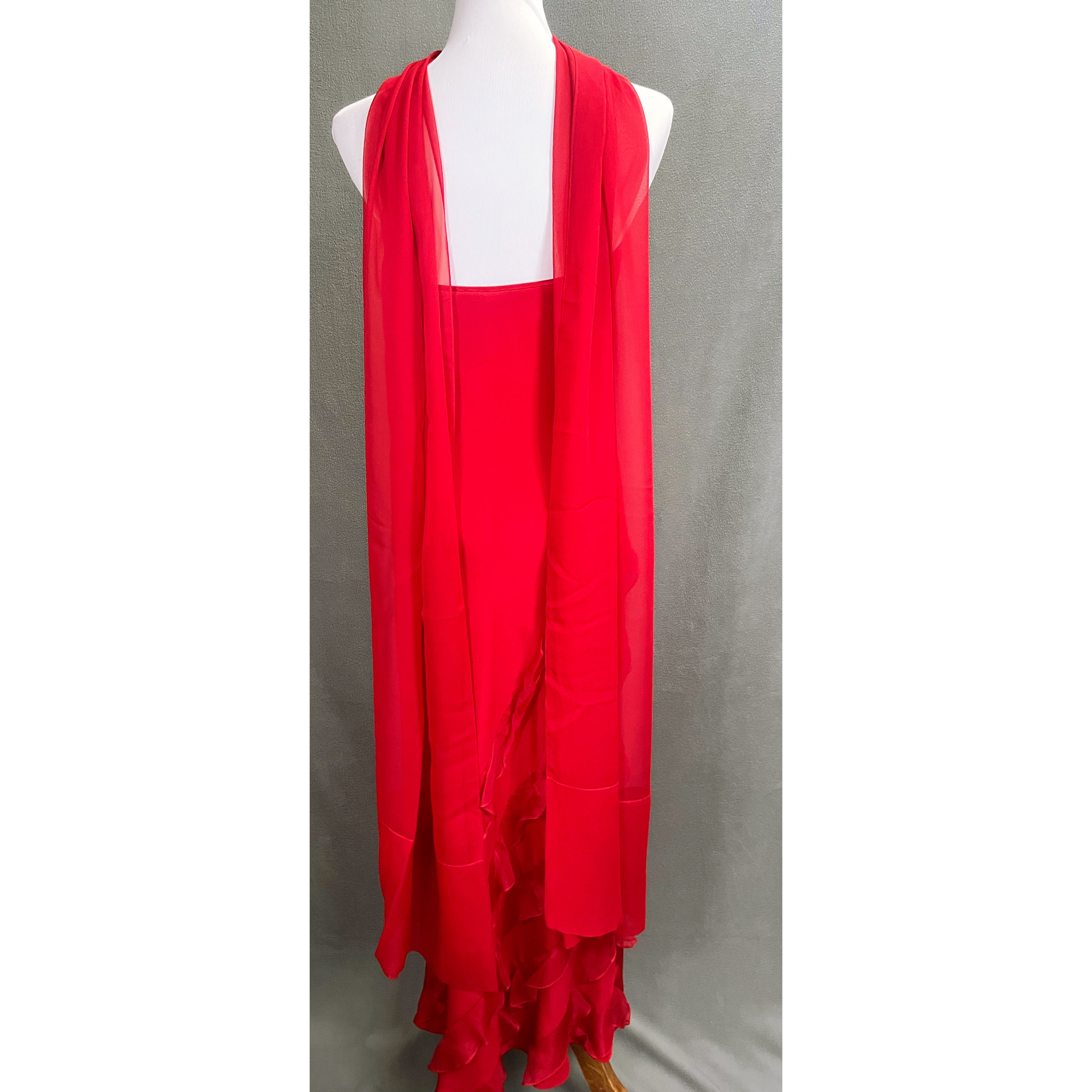 Tom & Linda Platt red dress, size 6