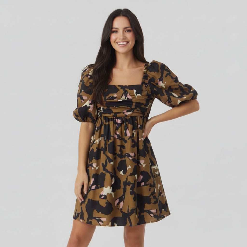 Crosby black and olive Hunter dress, size XS