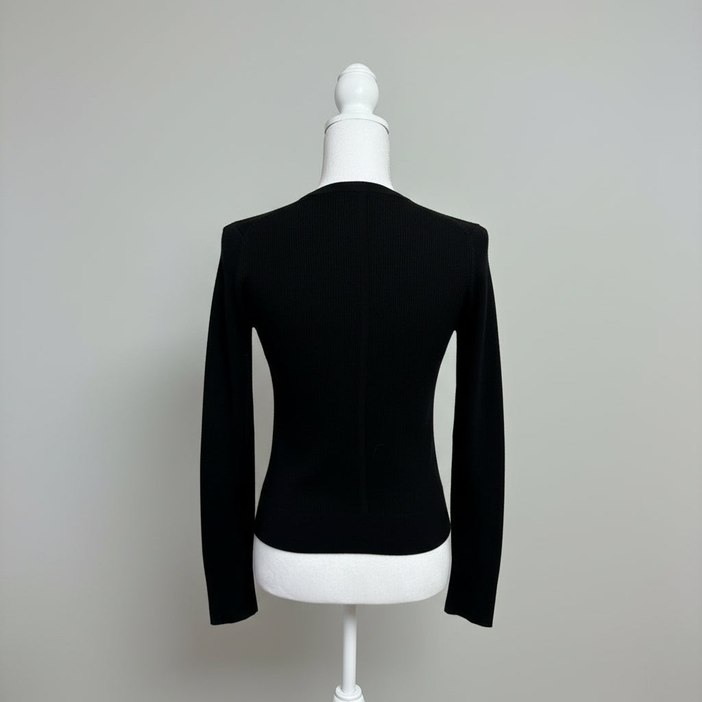Alex Mill black Ava sweater, size XS