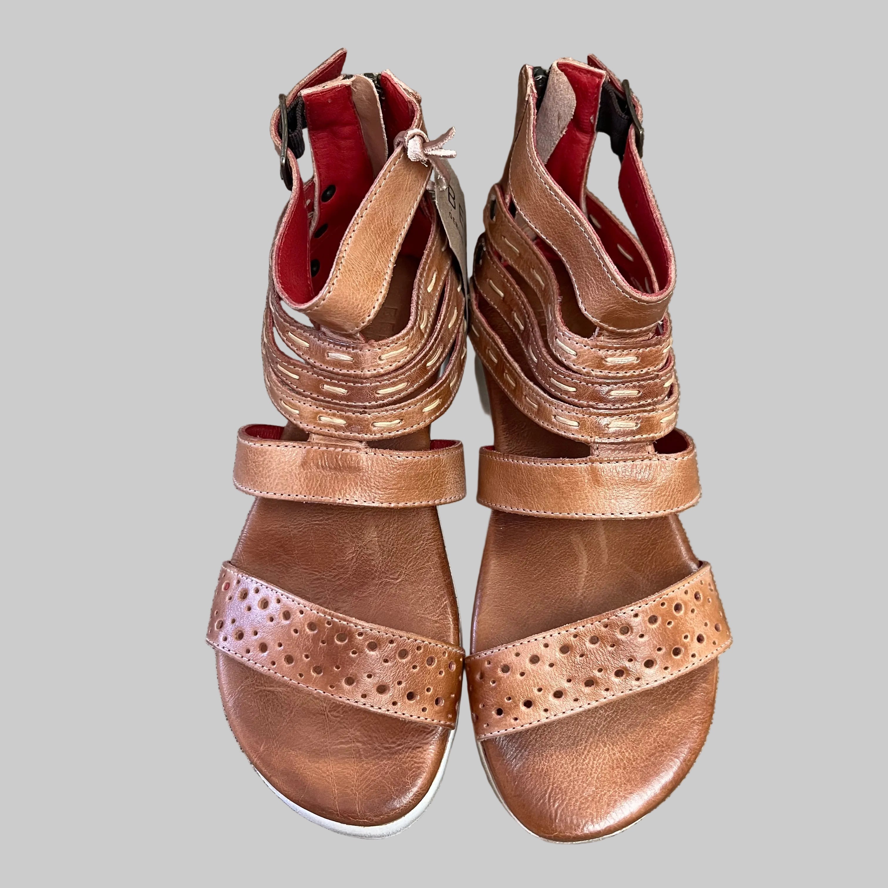 Bedstu brown leather Artemia sandals, size 8, NEW IN BOX!