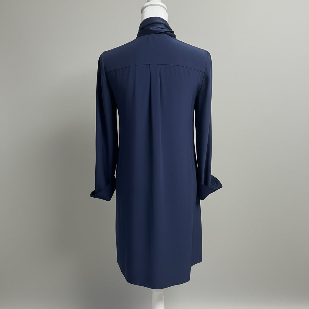 Tory Burch navy silk dress, size size 0