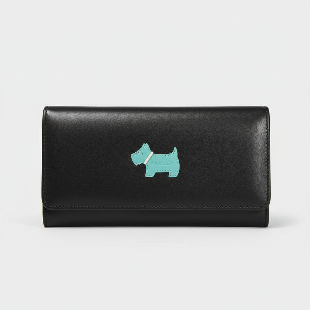 Radley black & aqua wallet, NEW WITH TAGS!
