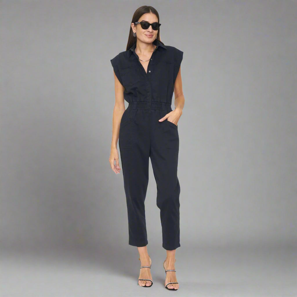 Pistola black Rosie jumpsuit, size M