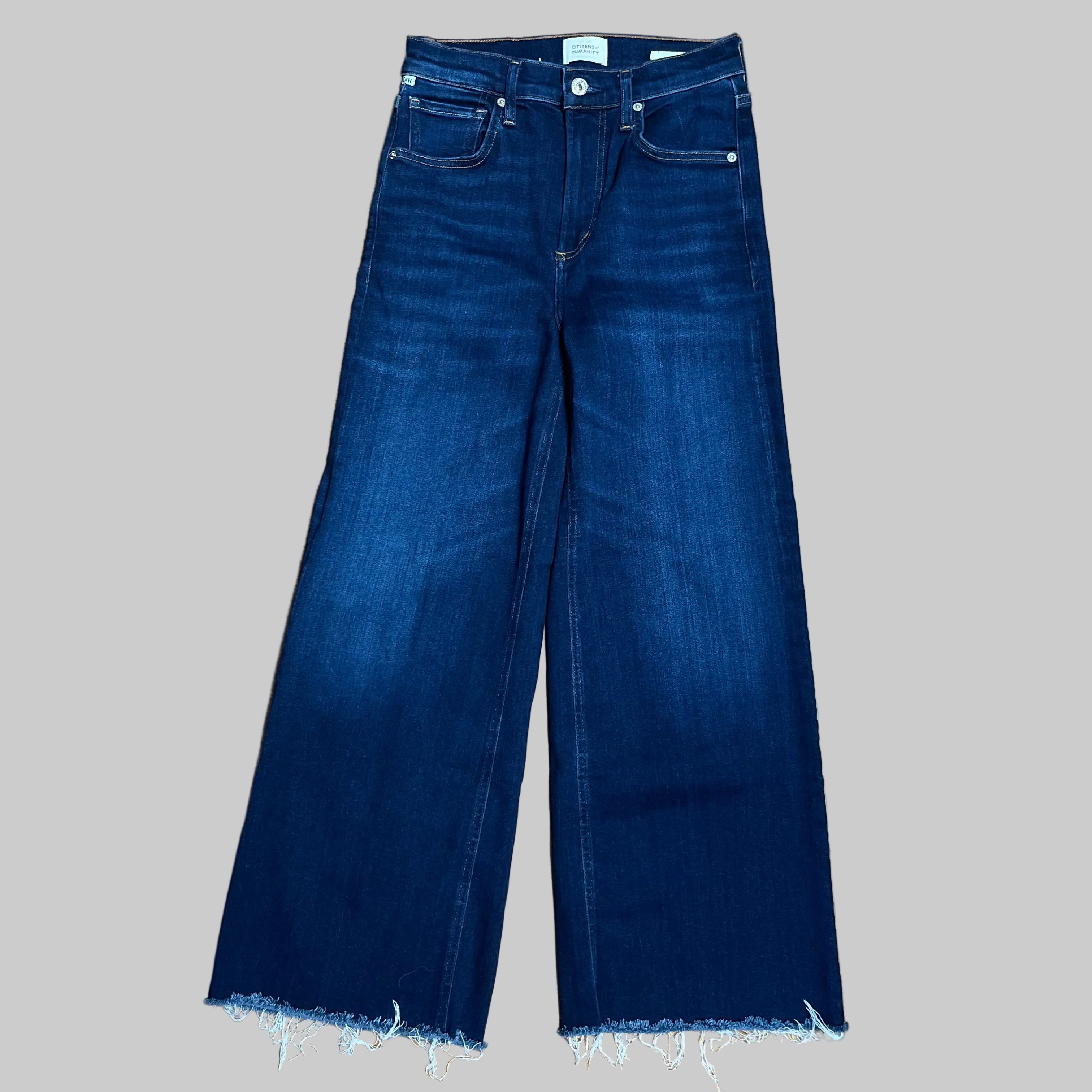 Citizens of Humanity dark Hi Rise Crop Lyra jeans, size 24