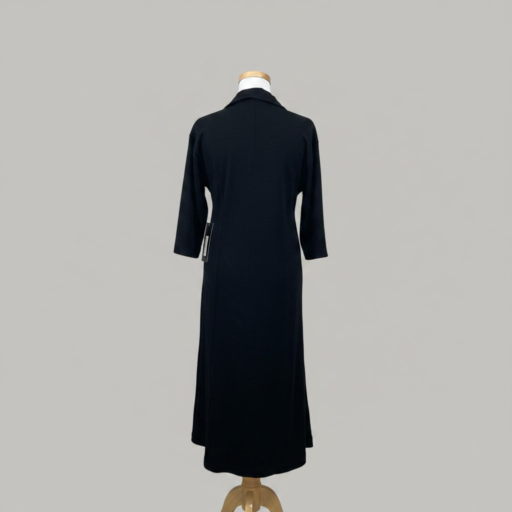 Tuckernuck black knit Channing midi dress, size S, NEW WITH TAGS!