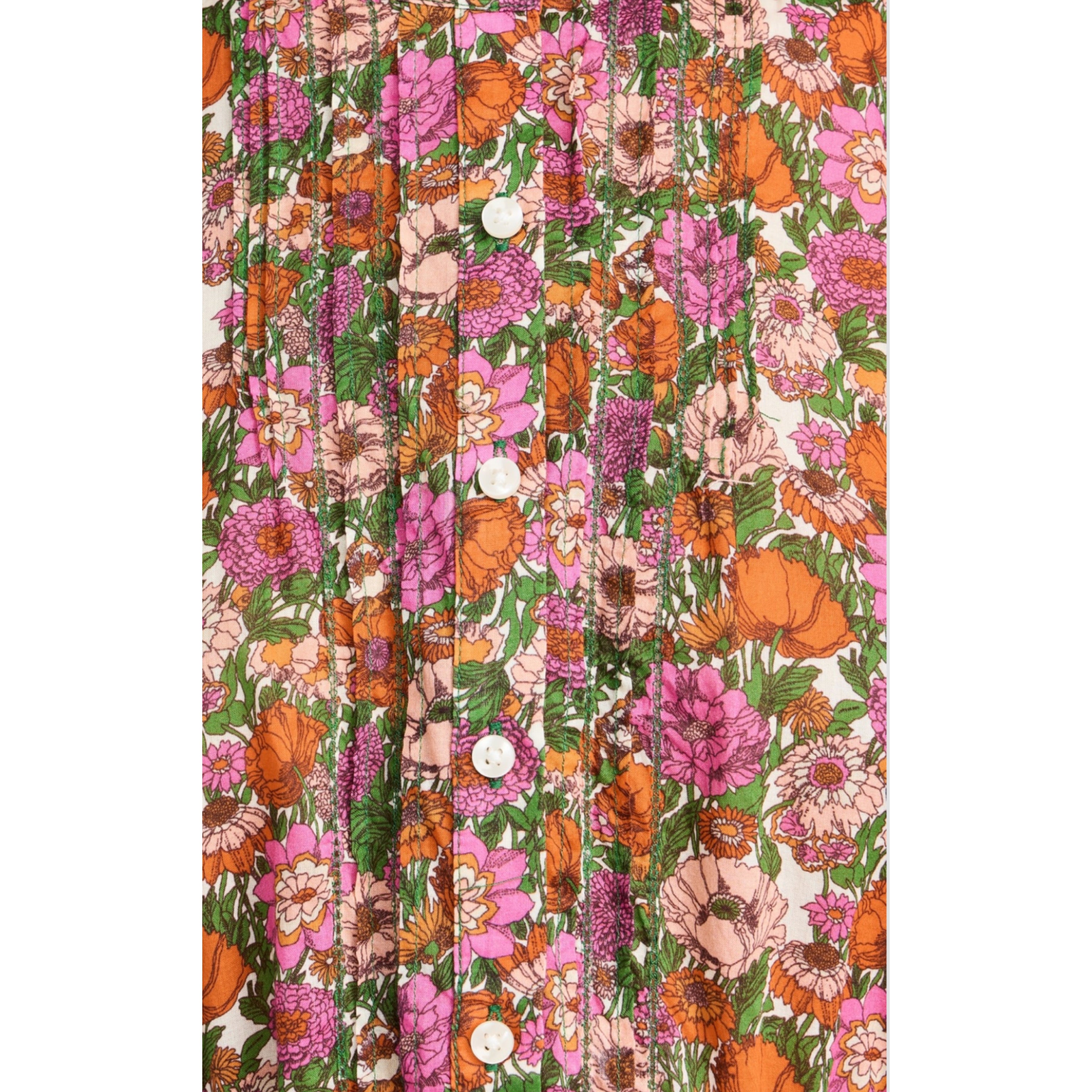 Trovata magenta and orange floral Hildie dress, size XS