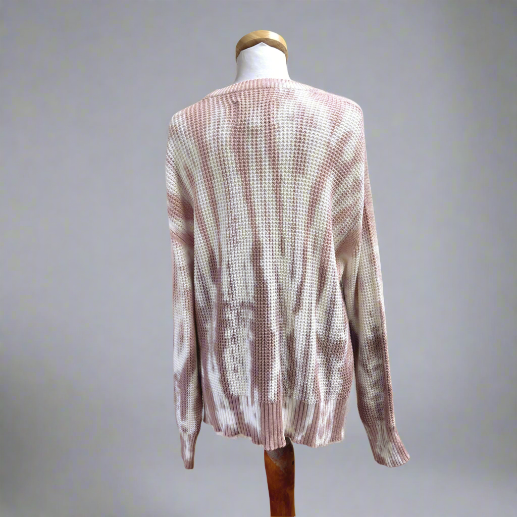 Pistola blush tie dye sweater, size S