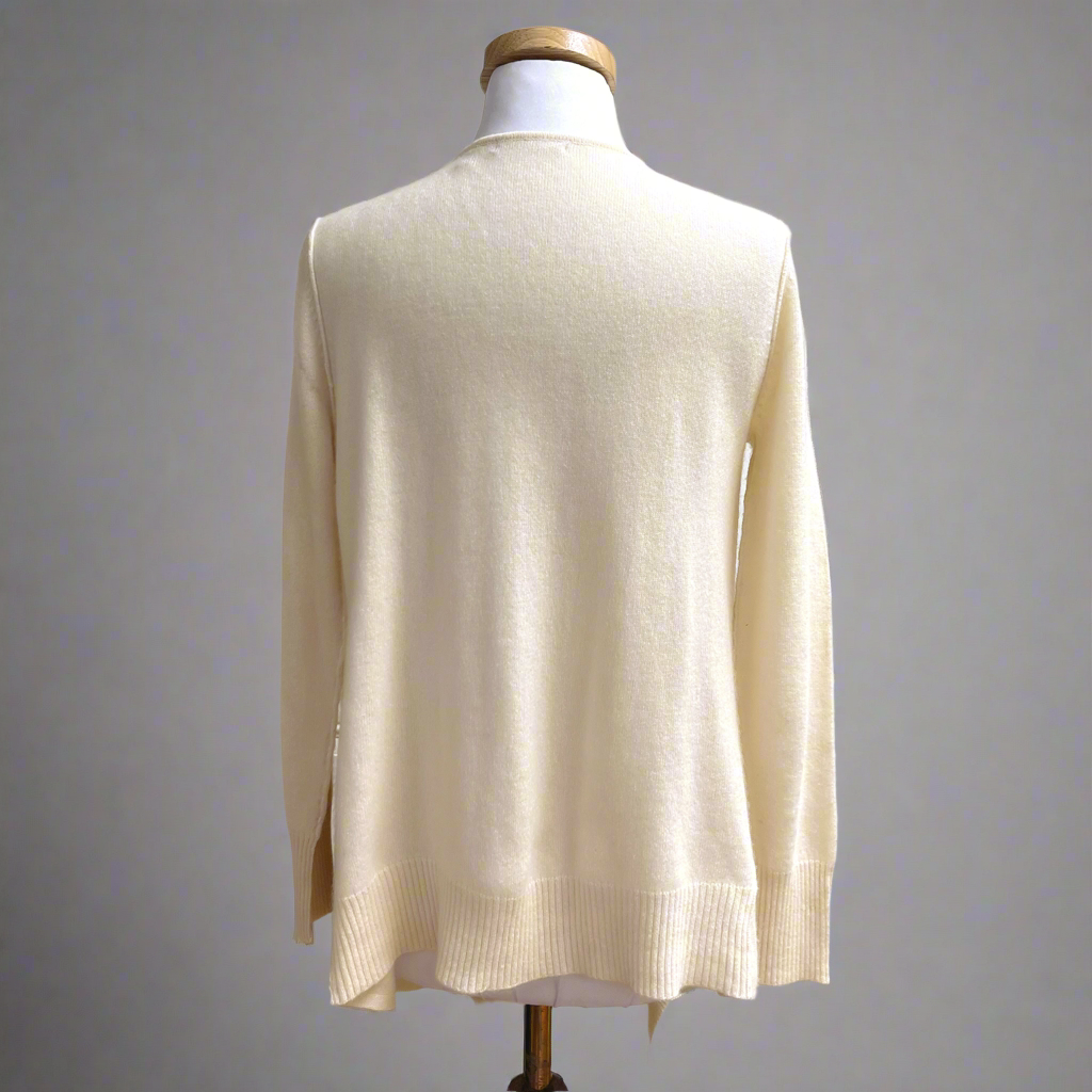 525 America cream cashmere cardigan, size S