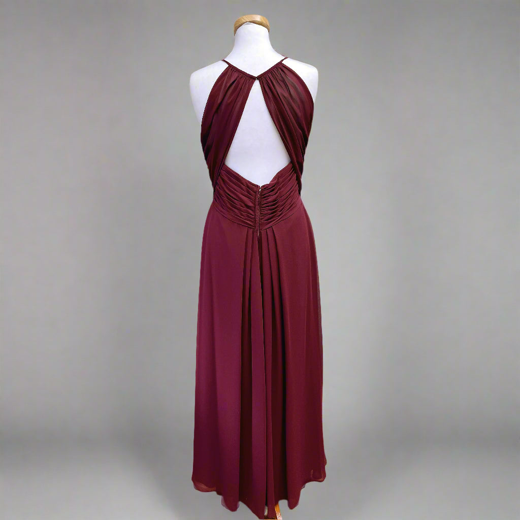 Mori Lee burgundy dress, size 14