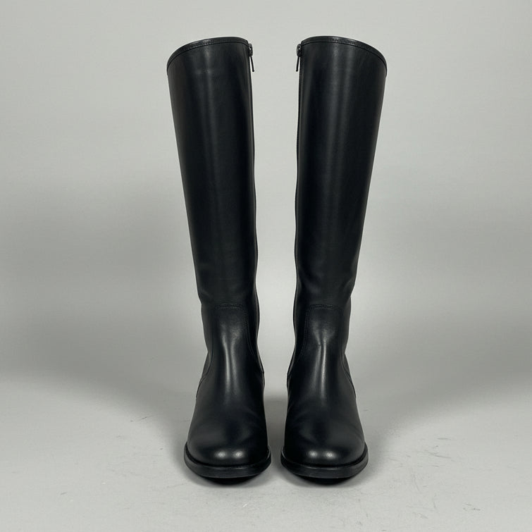 Frye black leather Marissa Medallion boots, size 7, NEW IN BOX!