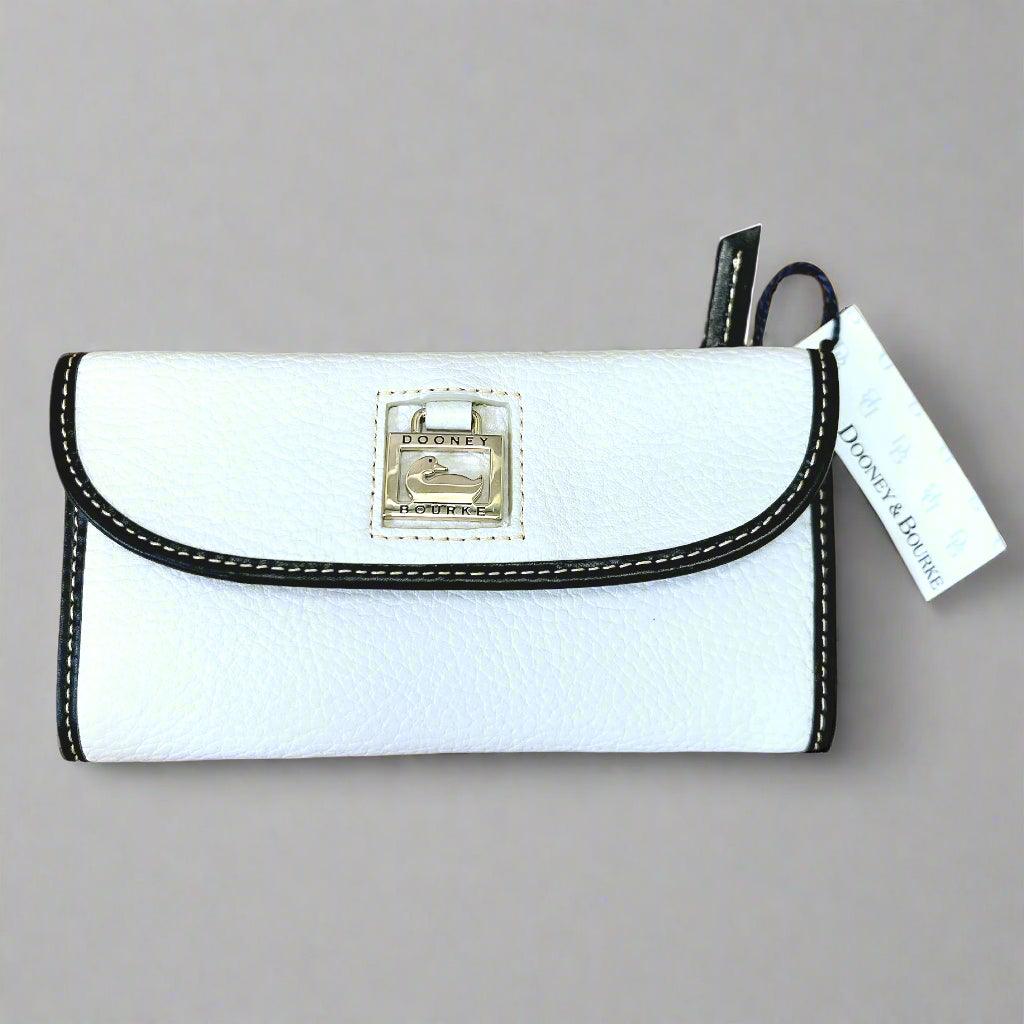 Dooney & Bourke white wallet, NEW WITH TAGS!