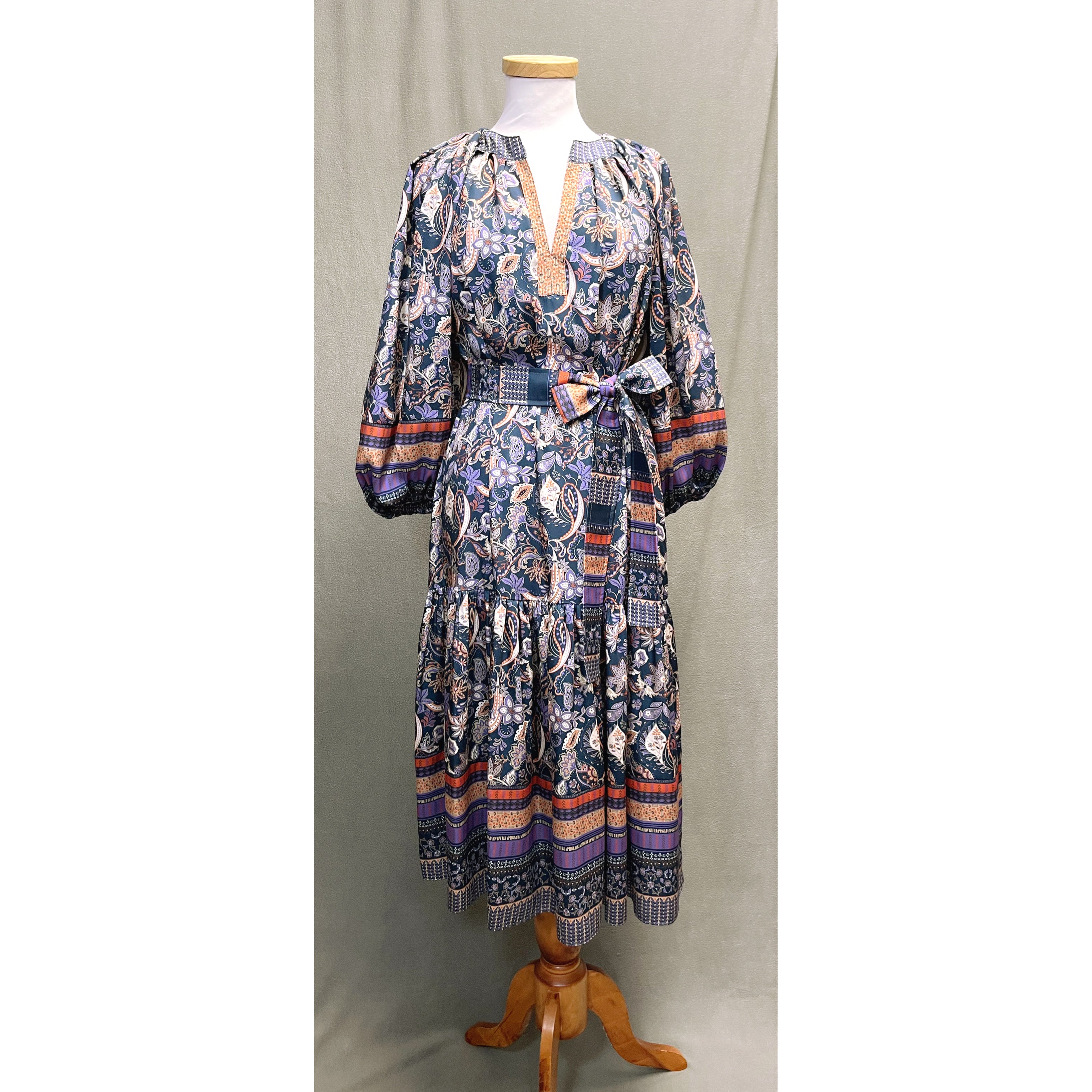 Current Air paisley print maxi, size XS.