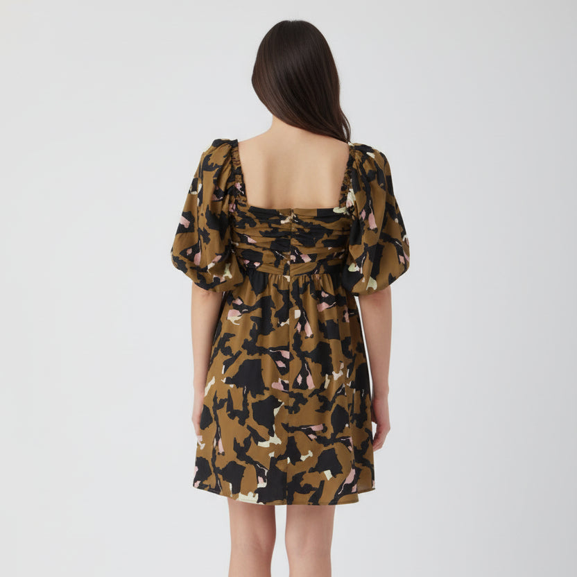 Crosby black and olive Hunter dress, size XS