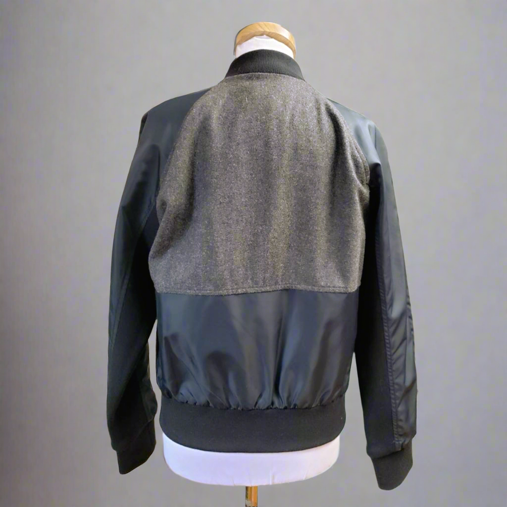 J. Crew gray and navy jacket, size M