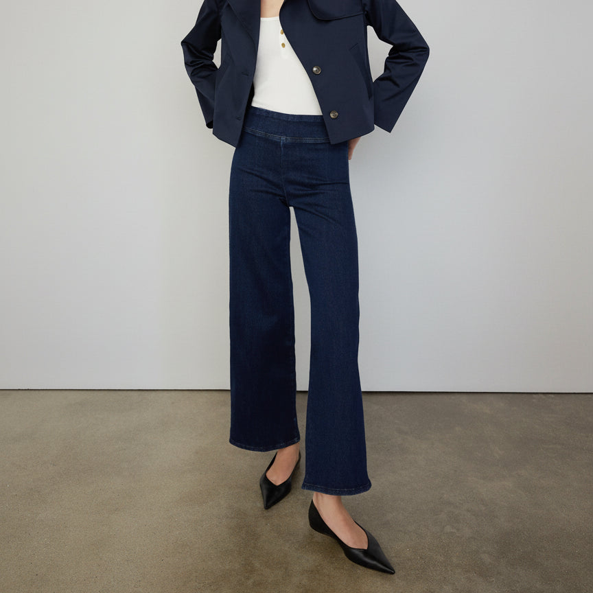 Frame dark denim Jetset Slim Palazzo jeans, size 1 (fits size 25-29), NEW WITH TAGS!