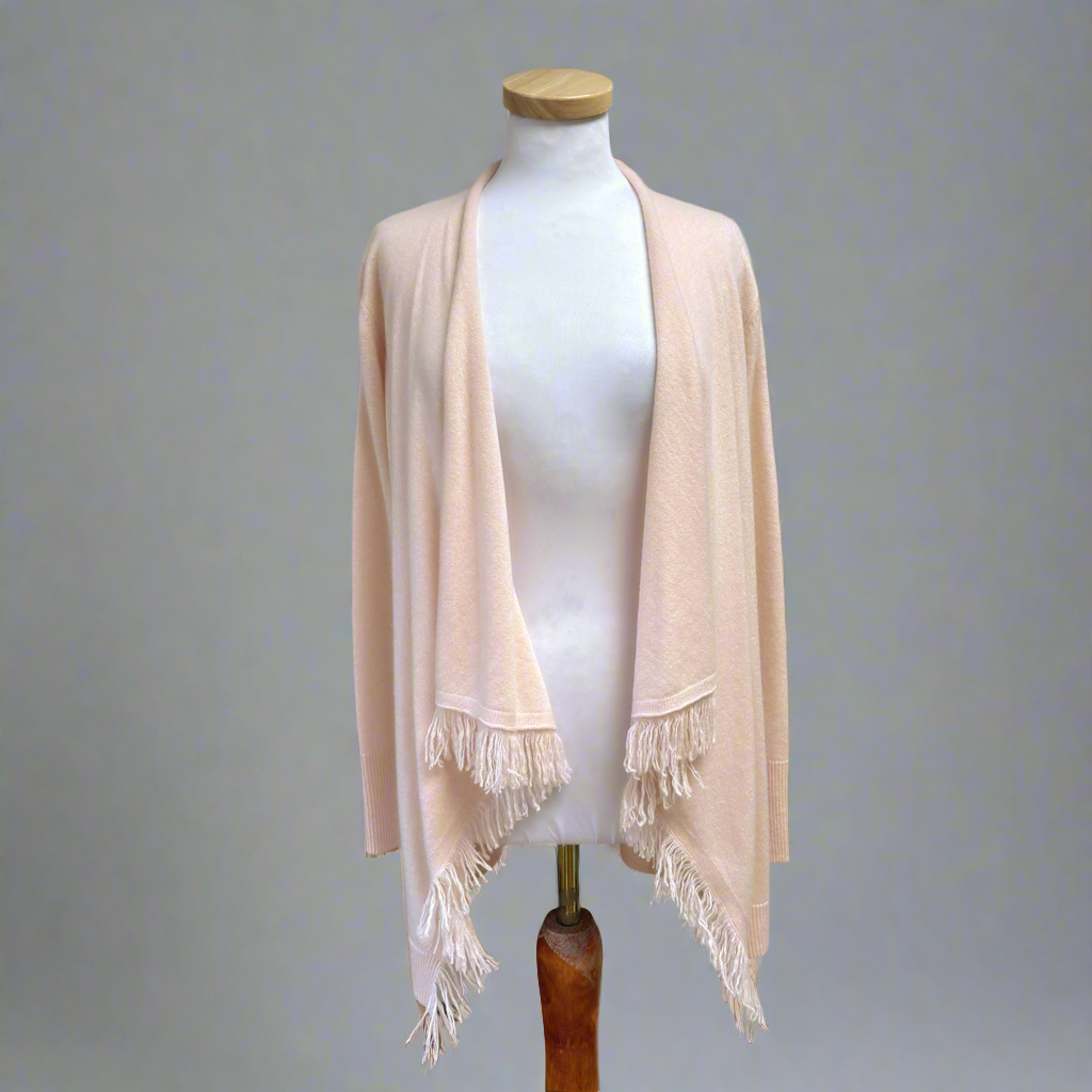 Lilly Pulitzer blush cashmere cardigan, size S
