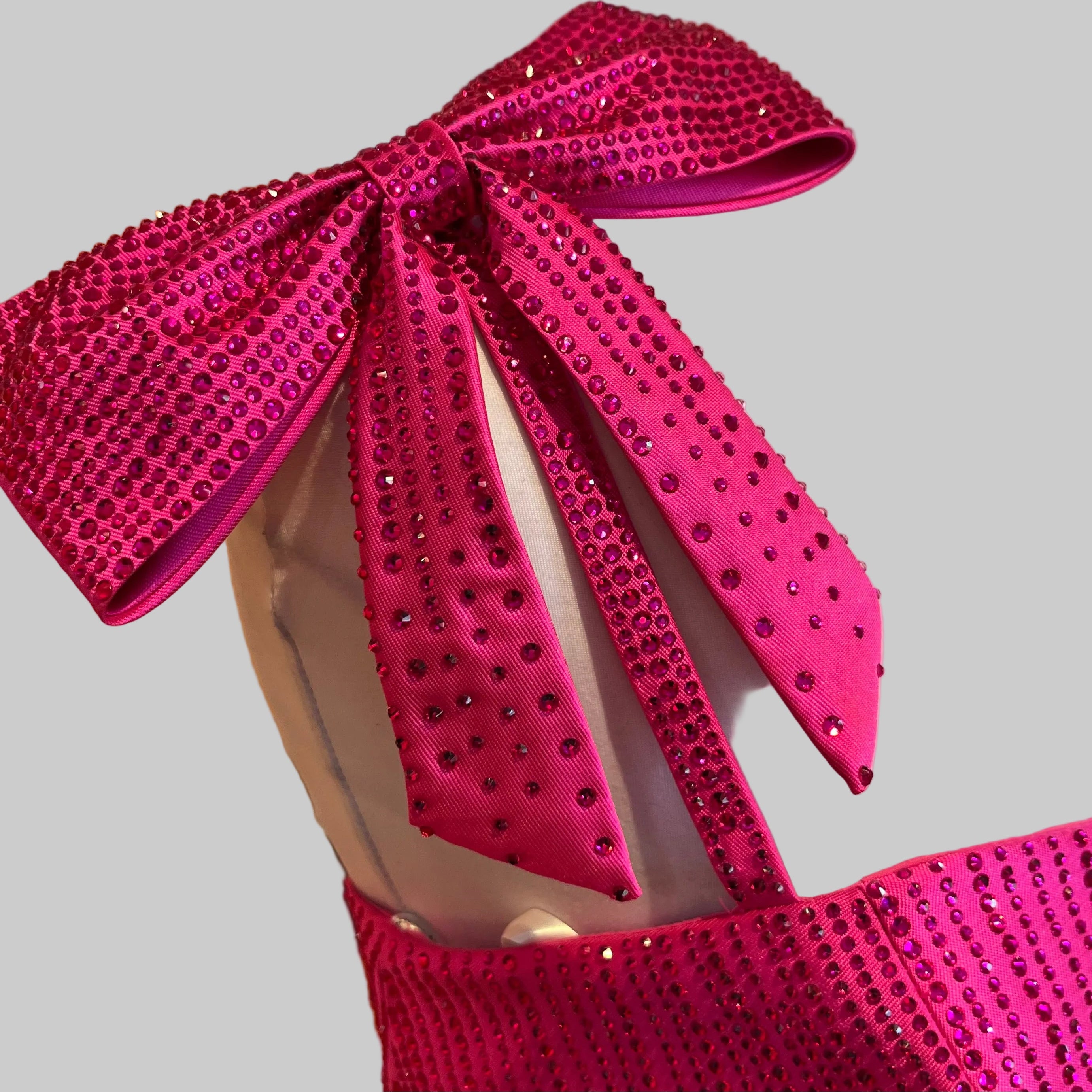 Sherri Hill hot pink beaded dress, size 14