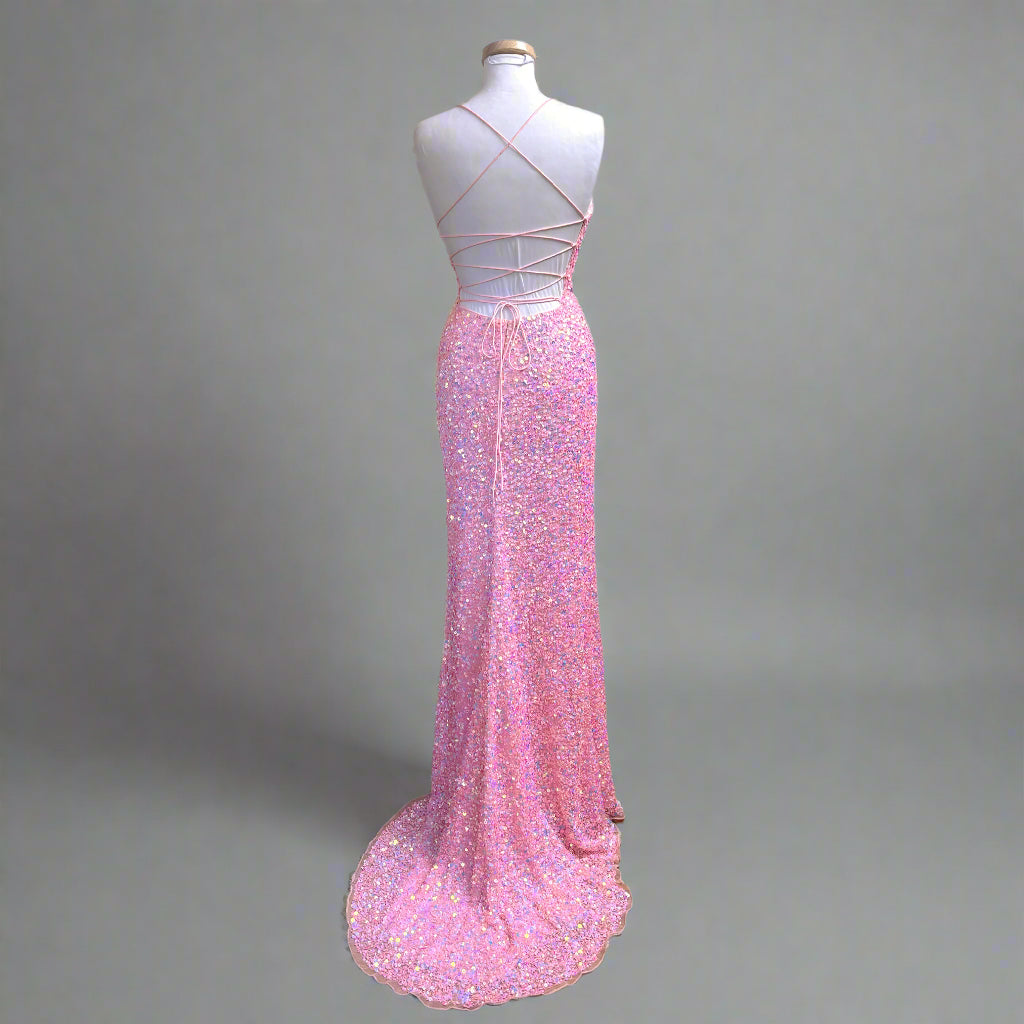Primavera pink sequin dress, size 000