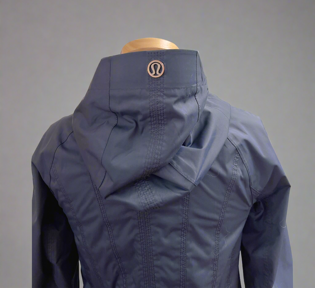 Lululemon navy rain jacket, size 4