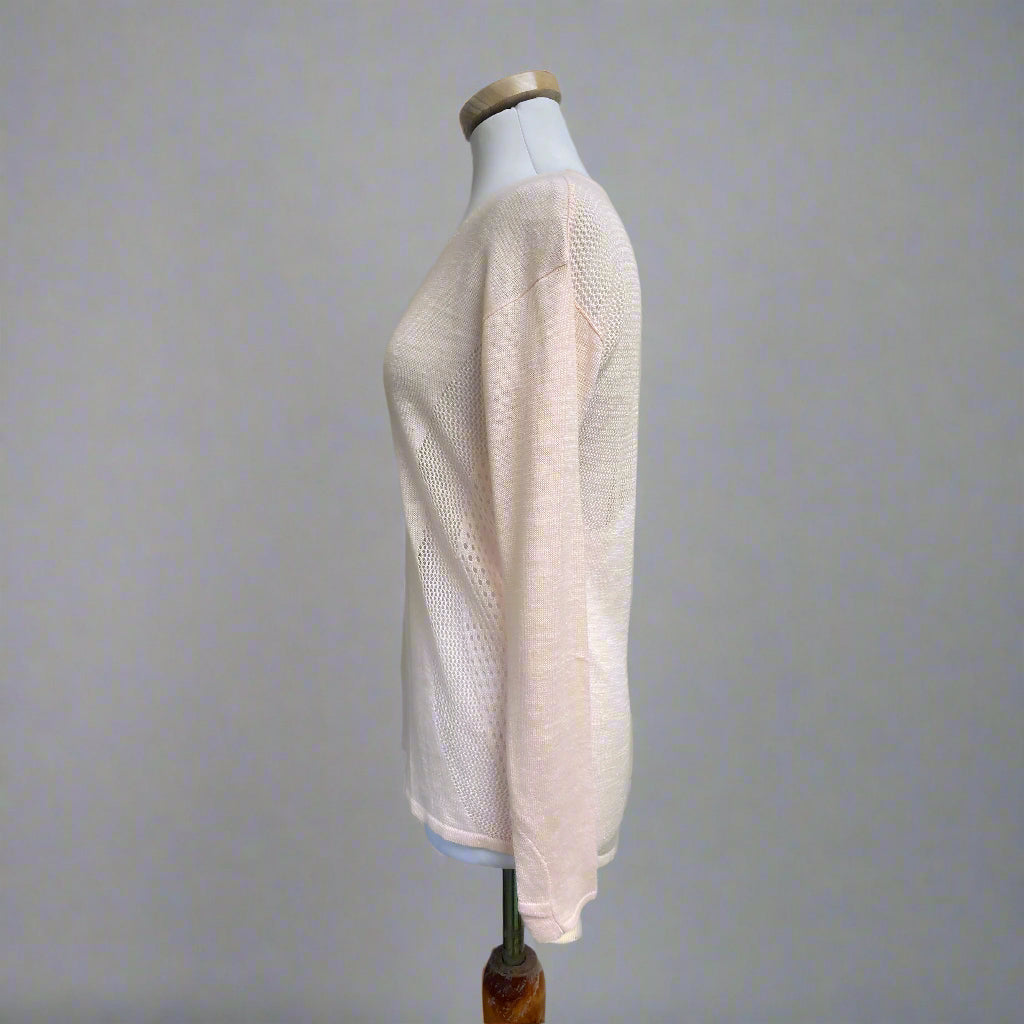 lululemon blush pink Still Movement sweater, size S