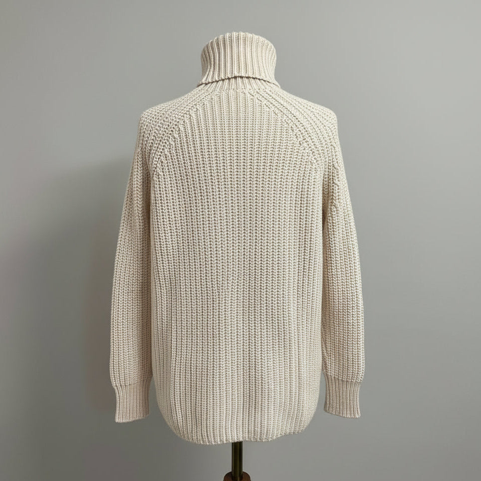525 America cream turtleneck sweater, size XS