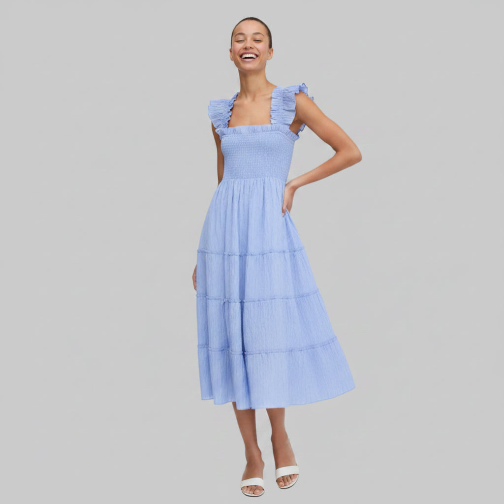 Hill House light blue Ellie Nap dress, size M