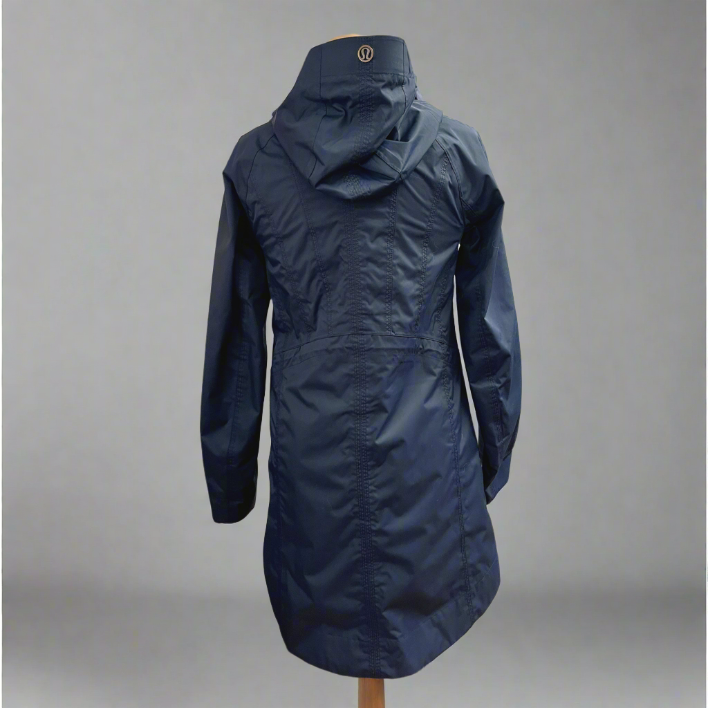 Lululemon navy rain jacket, size 4