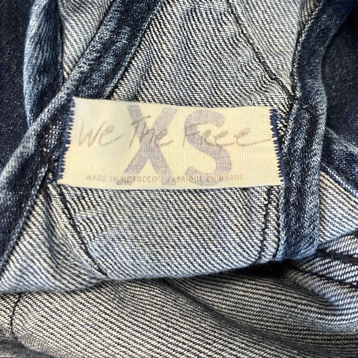 We The Free denim Ziggy overalls, size XS