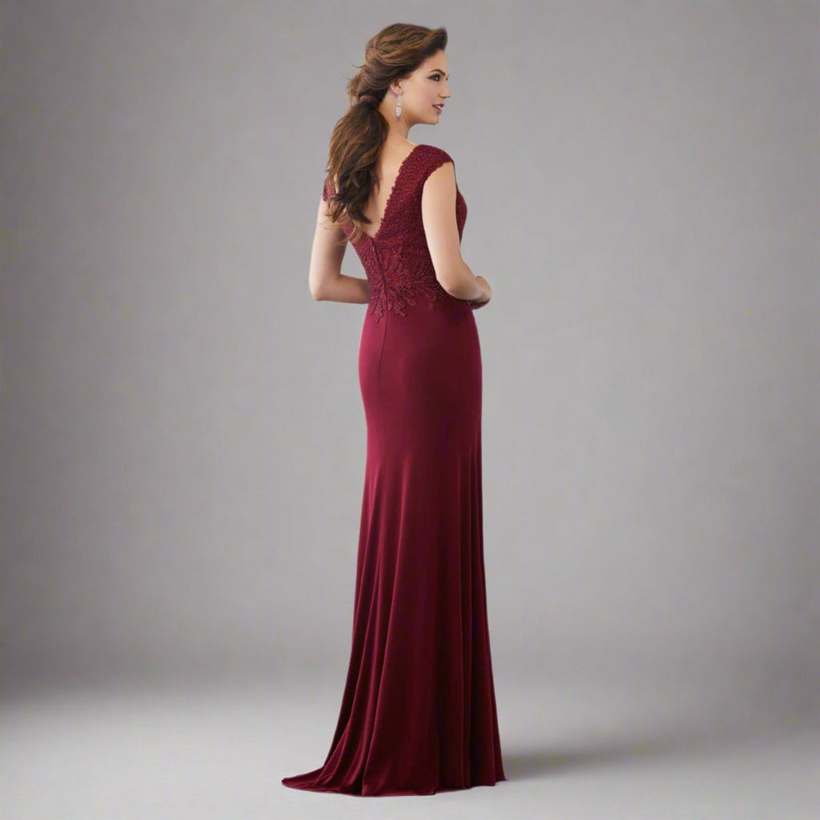 MGNY burgundy dress, size 6