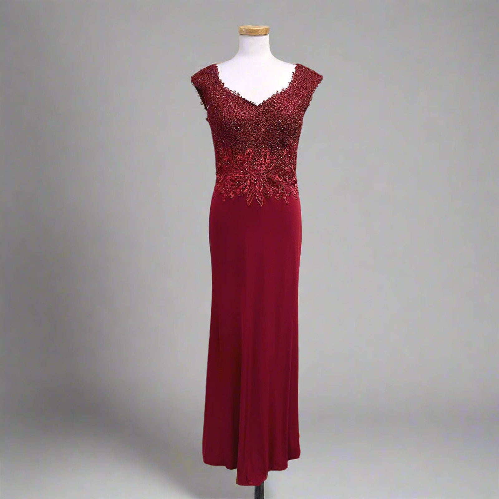MGNY burgundy dress, size 6