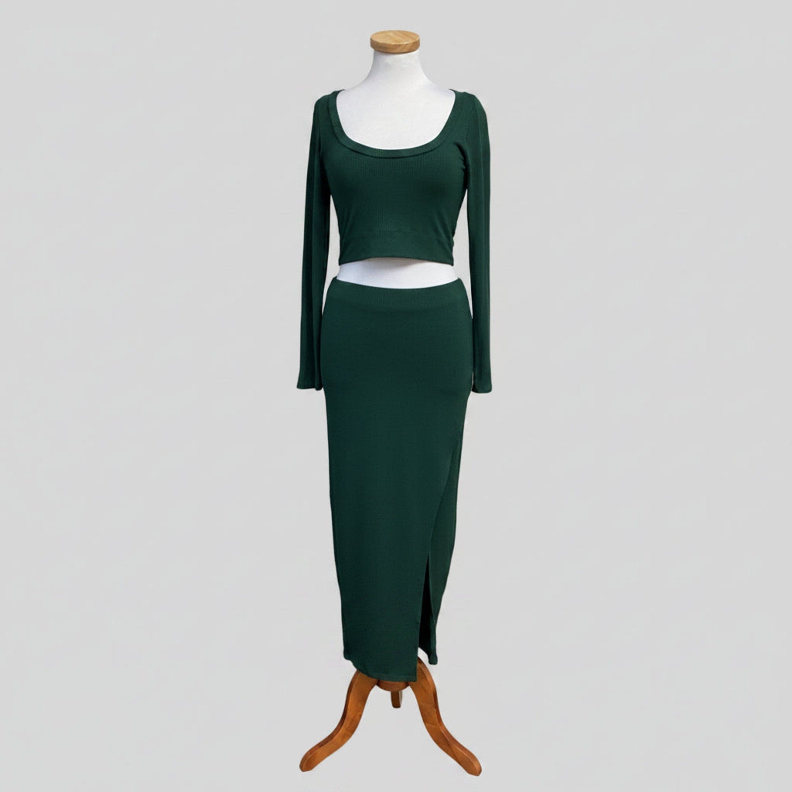 Stillwater evergreen knit 2-piece dress, size M, NEW WITH TAGS!