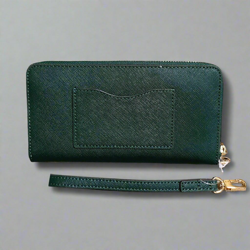 Tory Burch evergreen Emerson wristlet Continental wallet, NEW WITH TAGS!