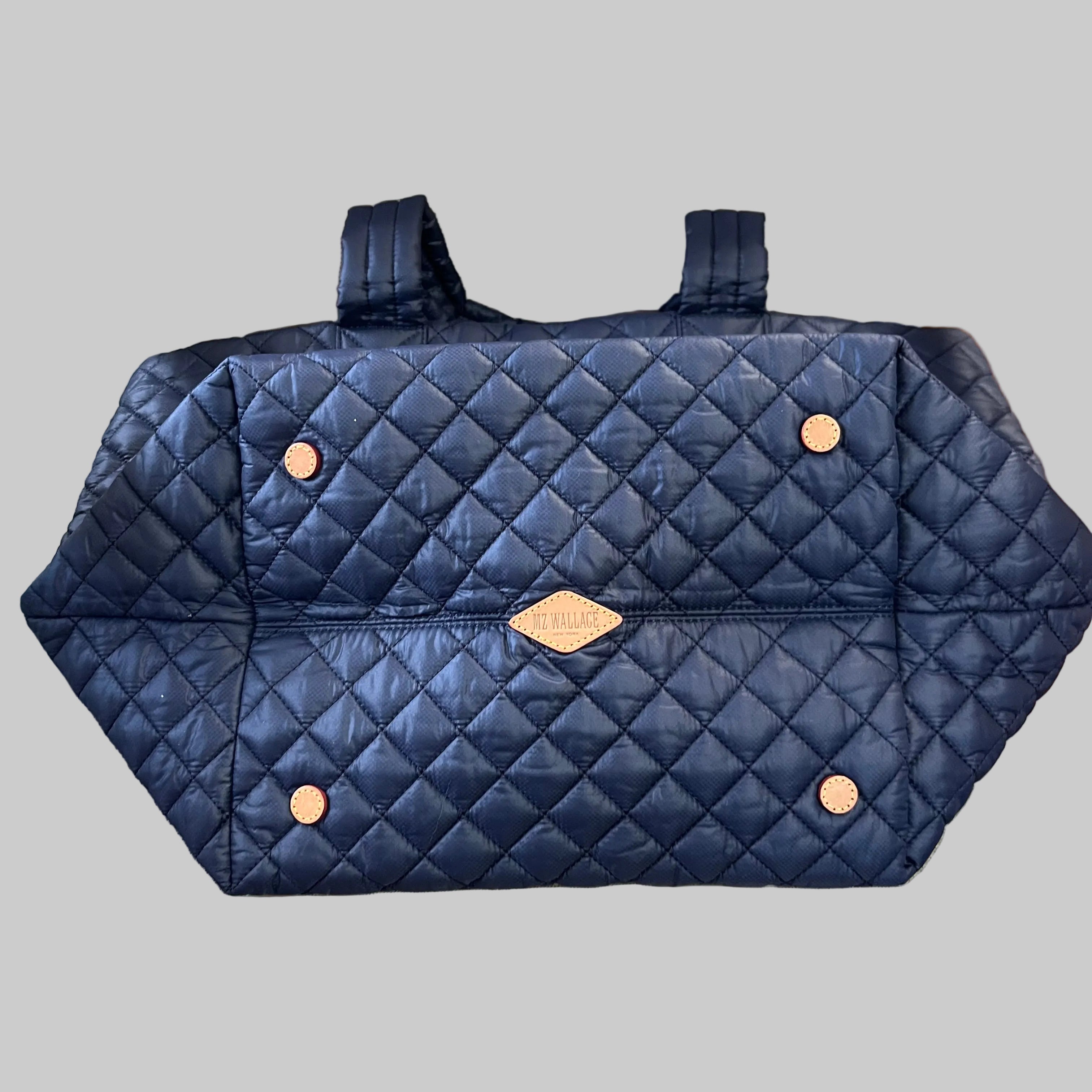 MZ Wallace navy quilted Metro Tote large, NEW WITHOUT TAGS!