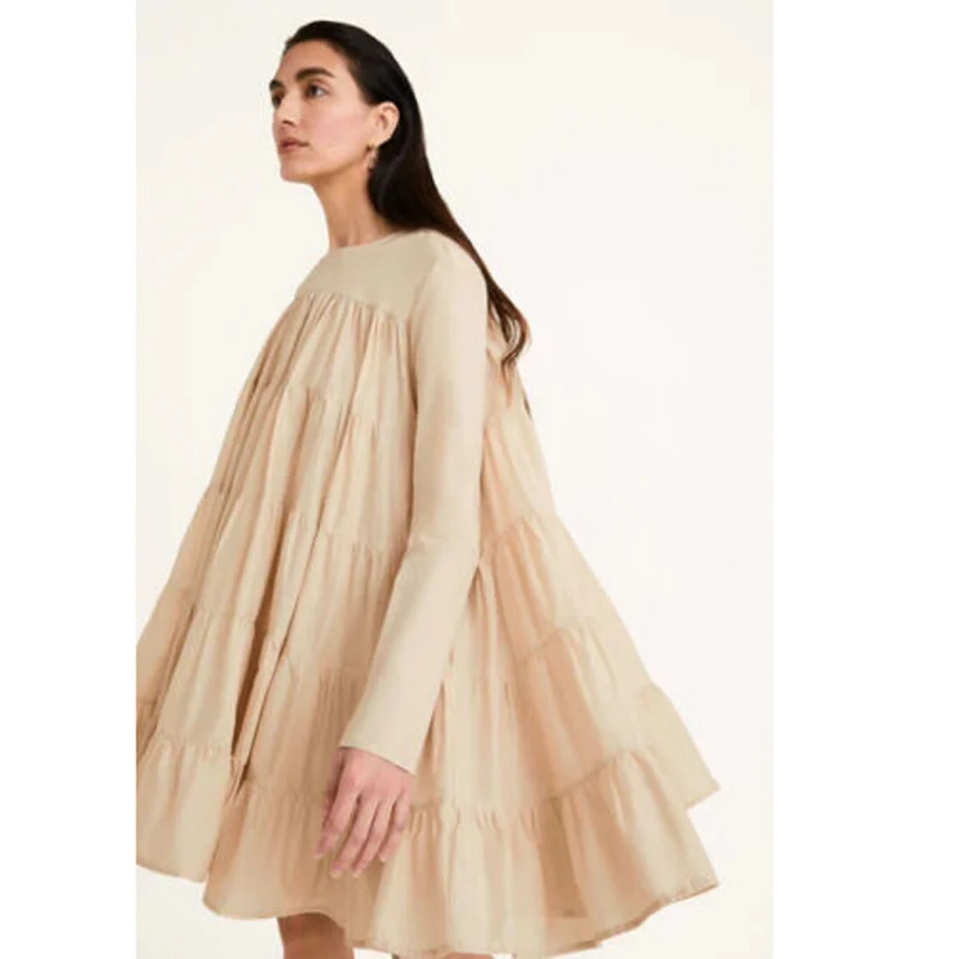 Merlette cream Soliman dress, size XS