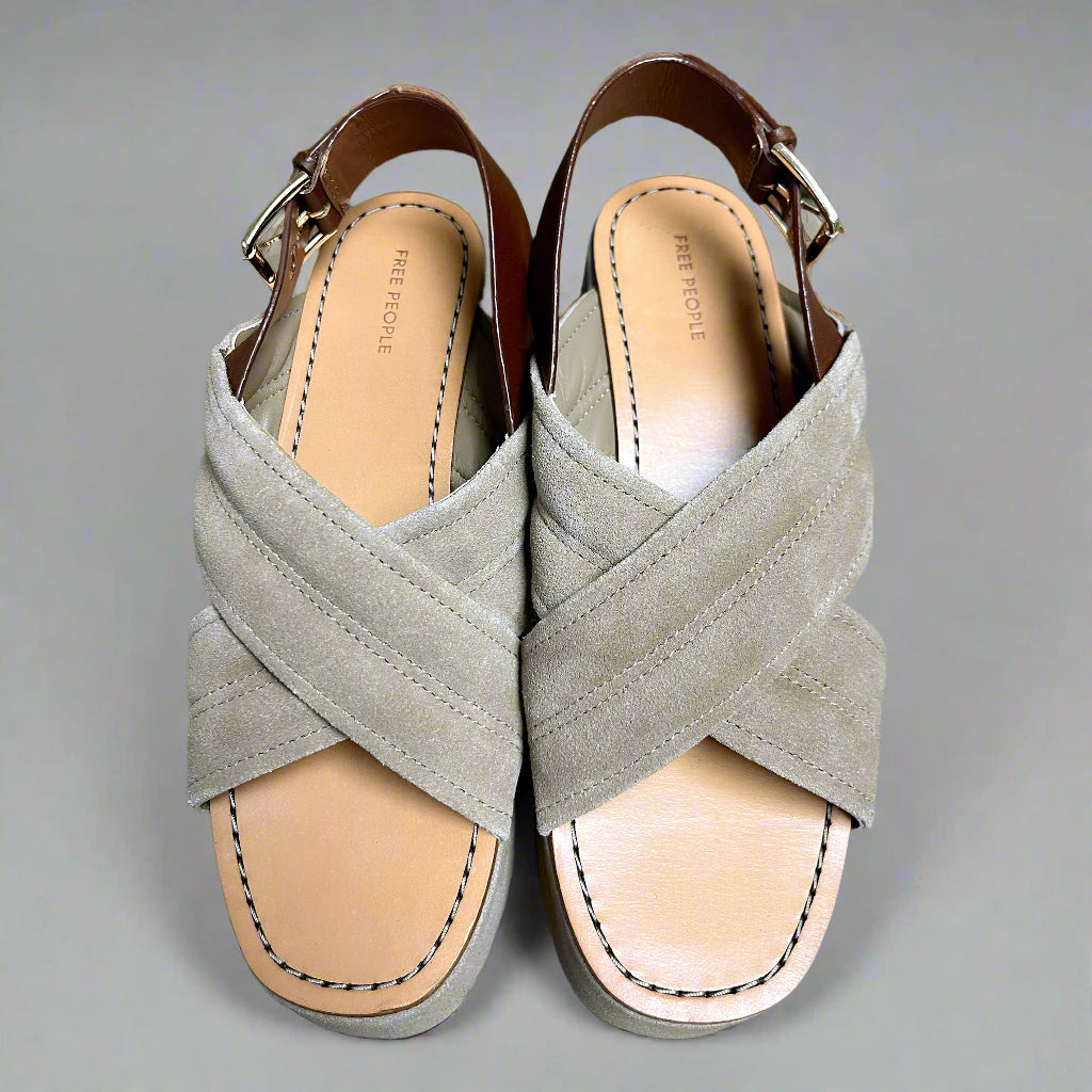 Free People fawn suede sandals, size 8.5, BRAND NEW!