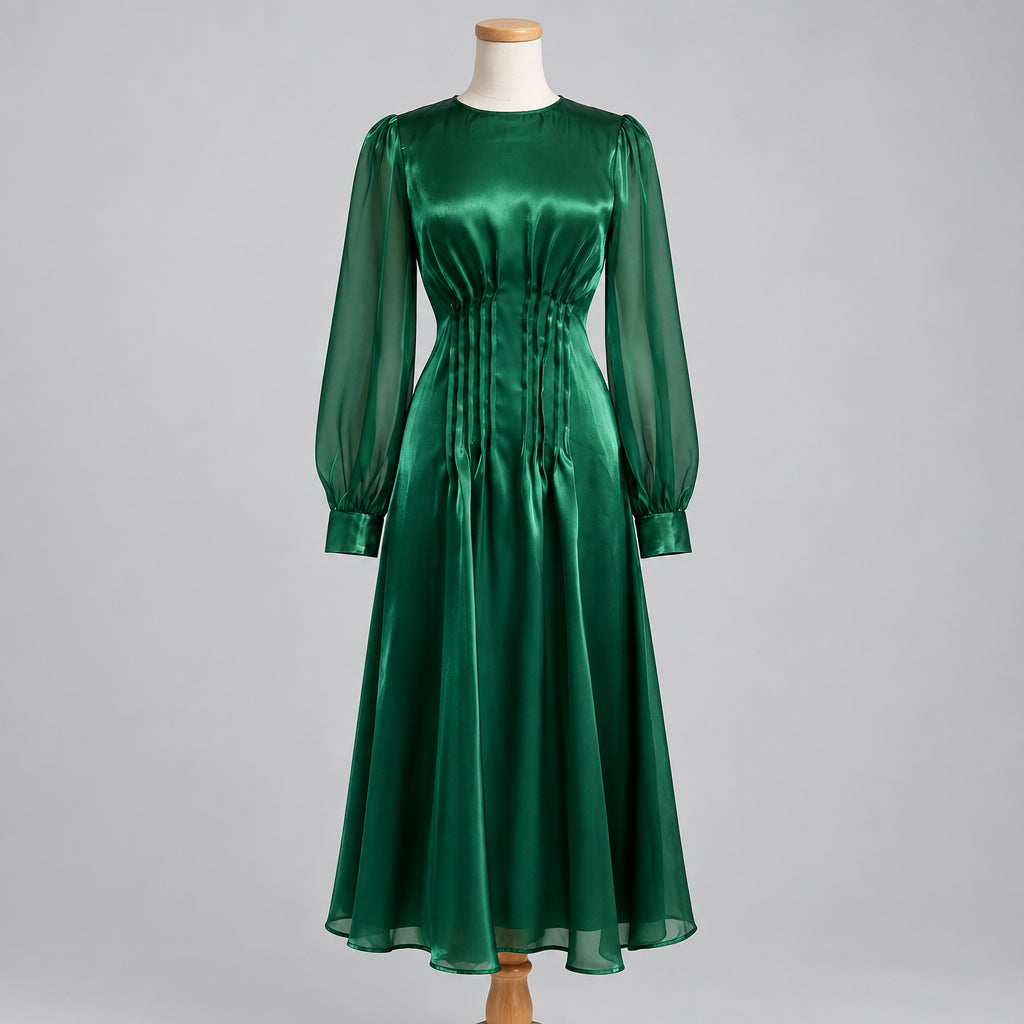 Flying Tomato green shimmer dress, size S, NEW WITH TAGS!