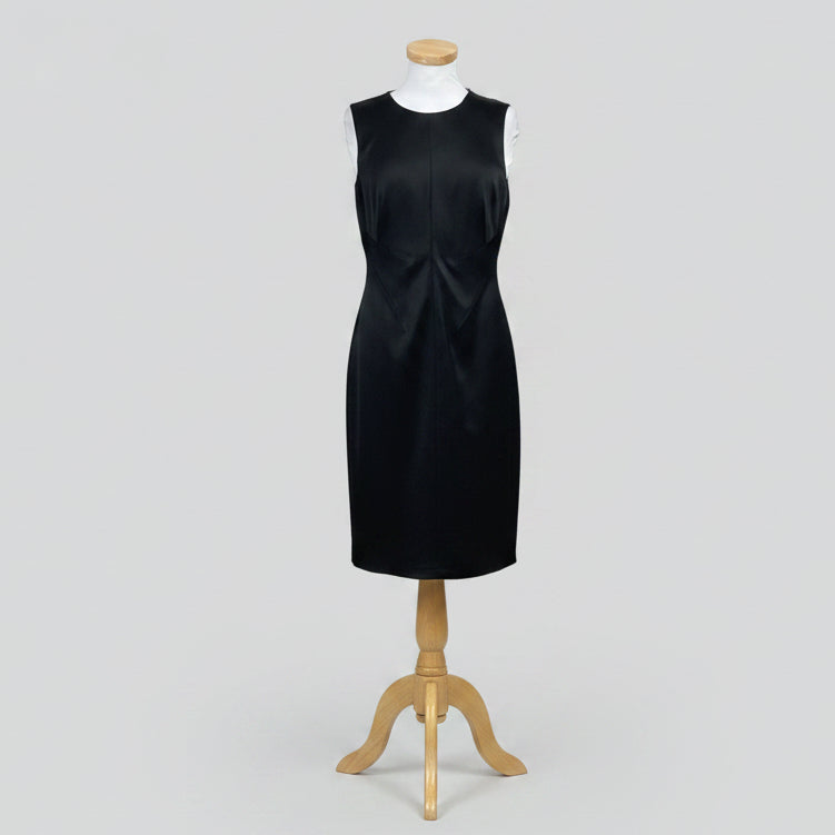Elie Tahari black satin dress with jacket, size 4/6, NEW WITH TAGS!