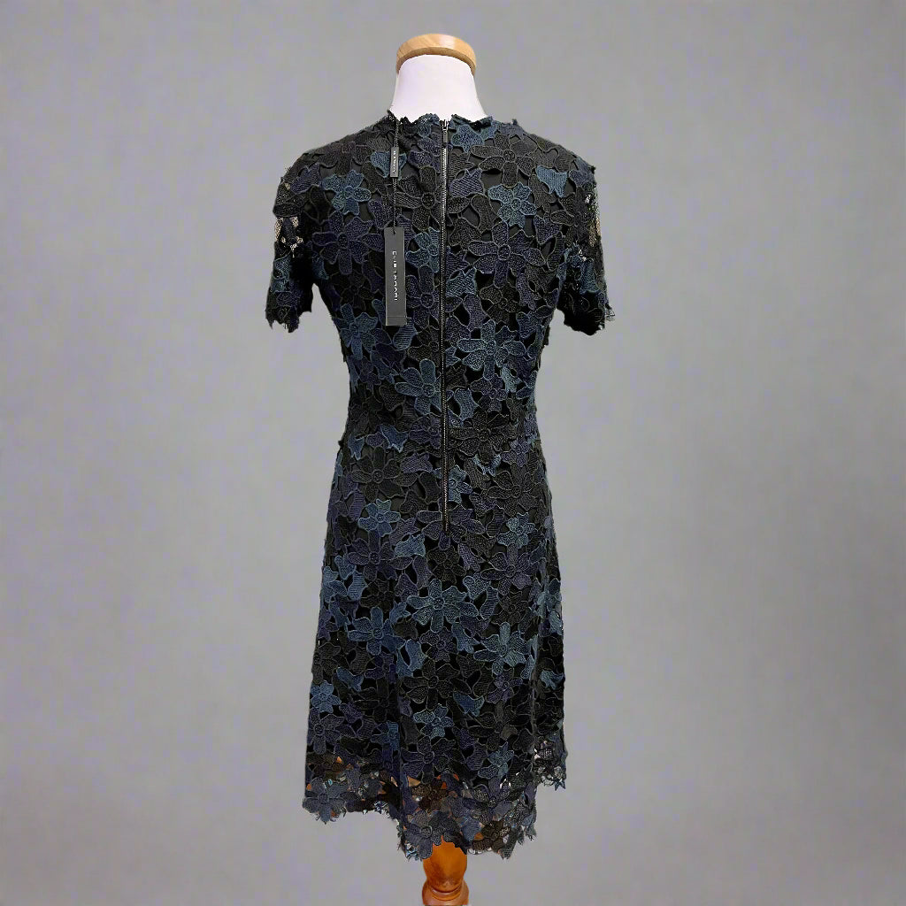 Elie Tahari black and blue guipure lace dress, size 6, NEW WITH TAGS! Elie Tahari black and blue guipure lace dress, size 6, NEW WITH TAGS!