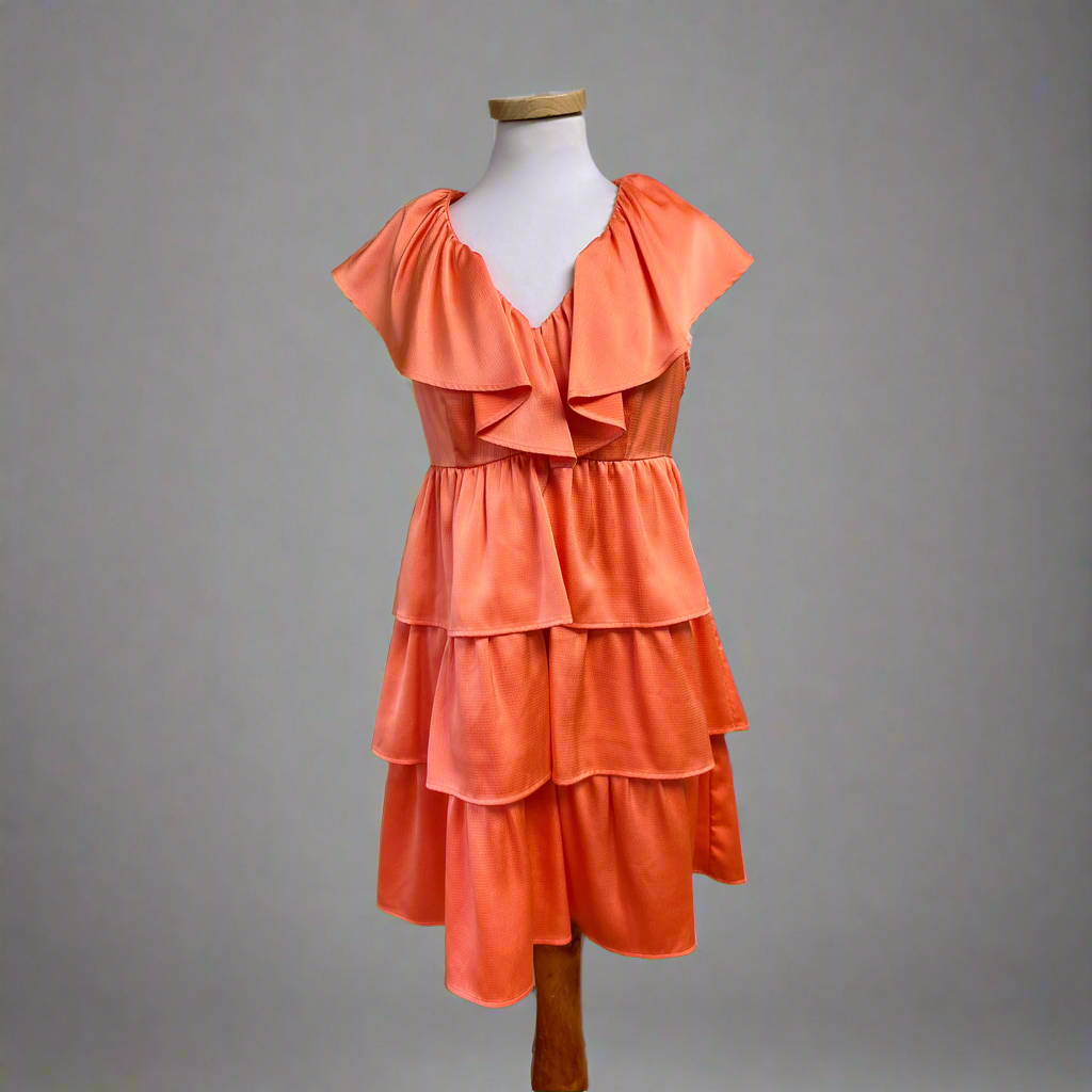 Crosby peach Zuri dress, size S