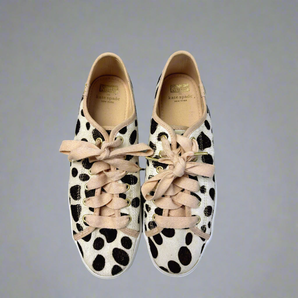 Kate Spade/Keds leopard sneakers, size 8.5