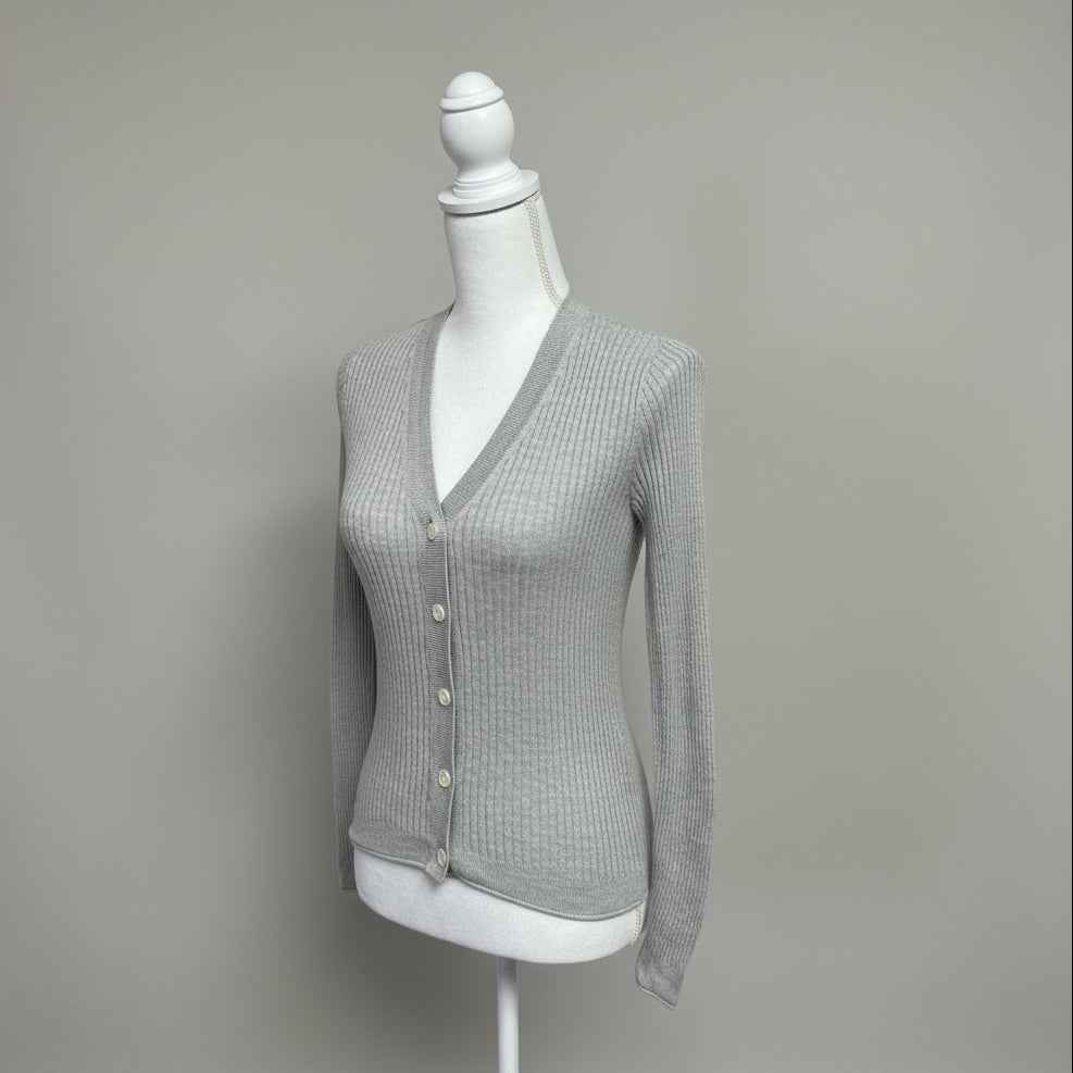 Alex Mill gray cardigan sweater, size XS