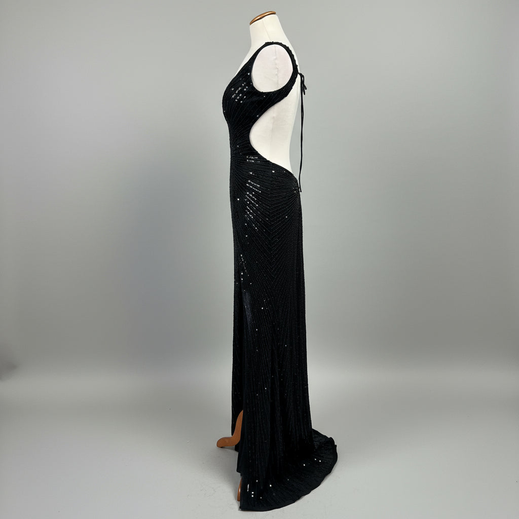 The Perfect Dress black beaded dress, size 6